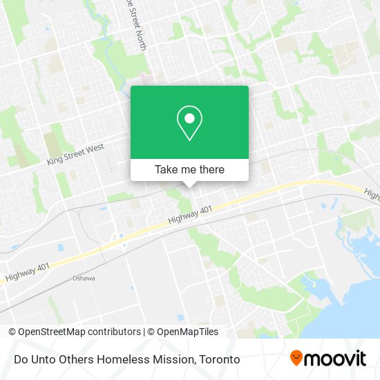 Do Unto Others Homeless Mission map