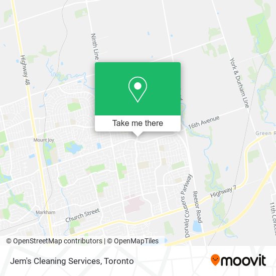 Jem's Cleaning Services map