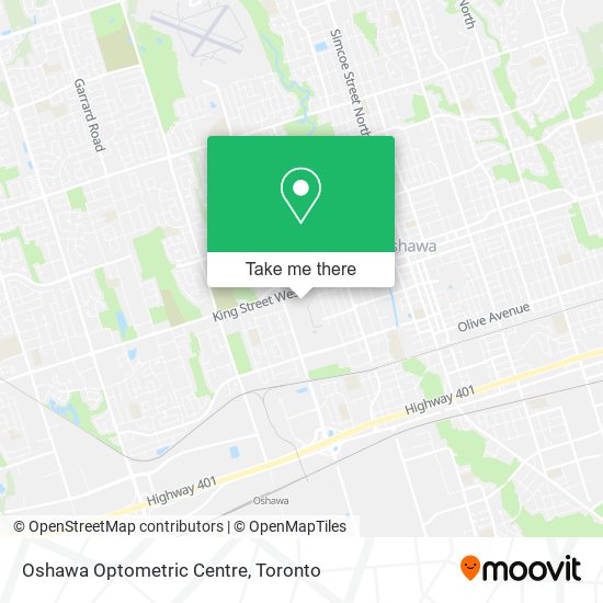 Oshawa Optometric Centre map