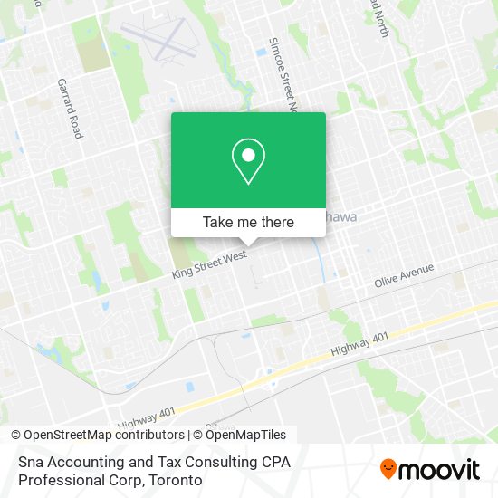 Sna Accounting and Tax Consulting CPA Professional Corp map