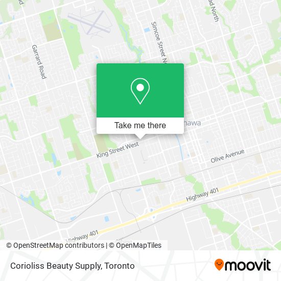 Corioliss Beauty Supply map