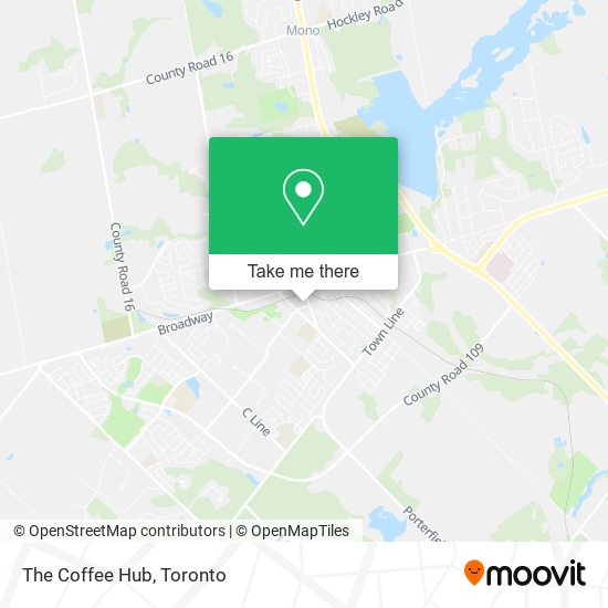 The Coffee Hub map