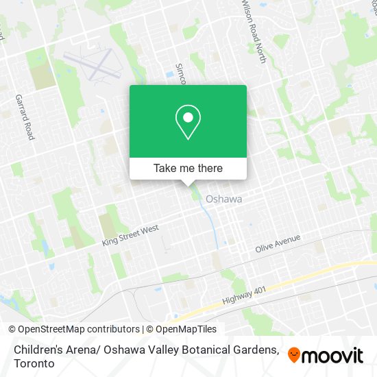 Children's Arena/ Oshawa Valley Botanical Gardens plan