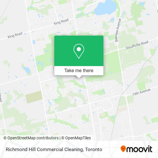 Richmond Hill Commercial Cleaning map