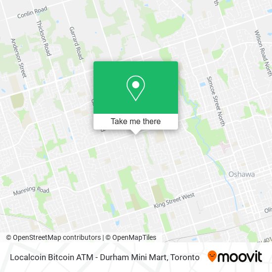 Localcoin Bitcoin ATM - Durham Mini Mart map