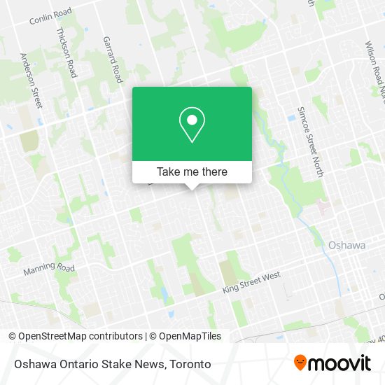 Oshawa Ontario Stake News map