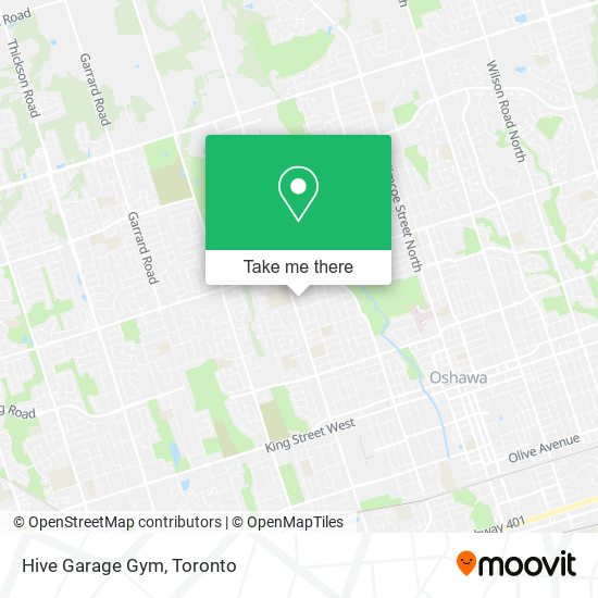 Hive Garage Gym map