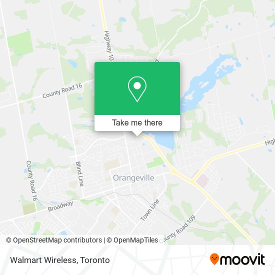 Walmart Wireless map