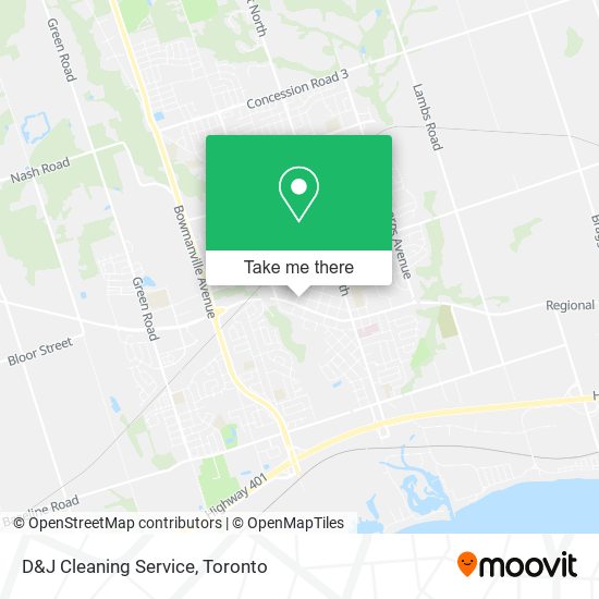 D&J Cleaning Service map
