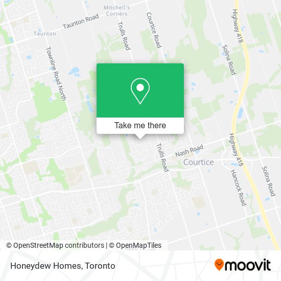 Honeydew Homes map