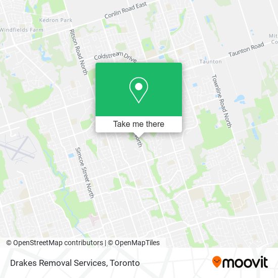 Drakes Removal Services map