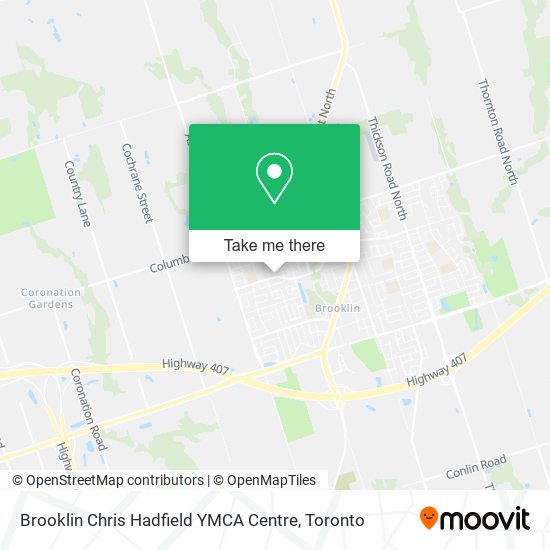 Brooklin Chris Hadfield YMCA Centre plan