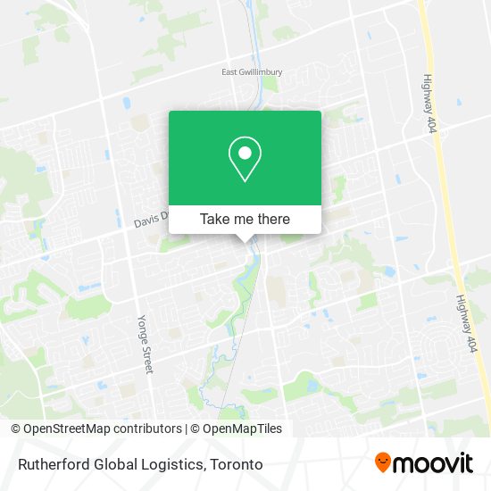 Rutherford Global Logistics map