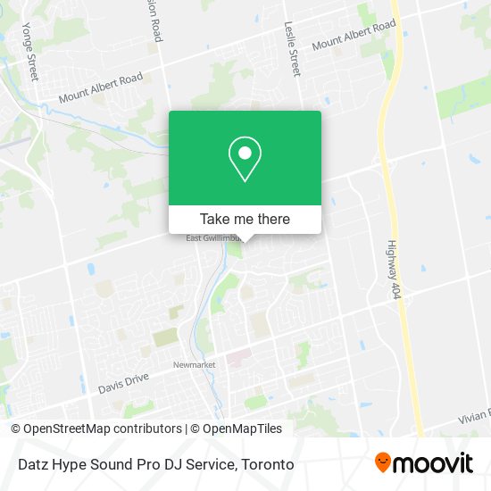 Datz Hype Sound Pro DJ Service map
