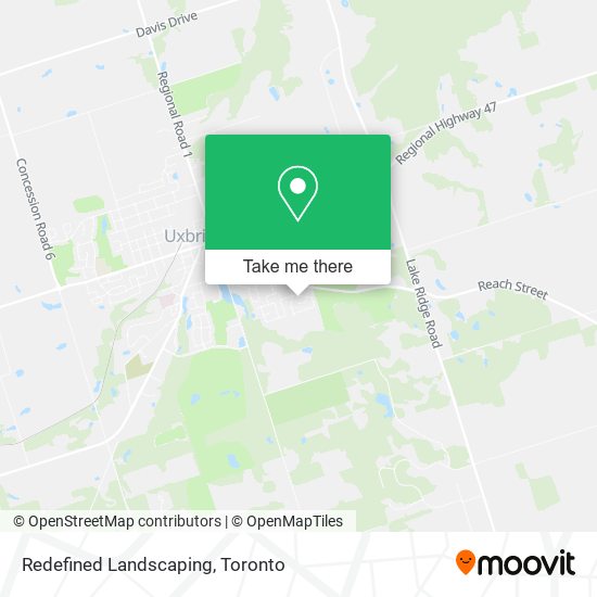 Redefined Landscaping map
