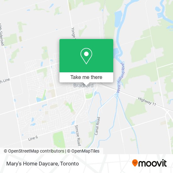 Mary's Home Daycare map