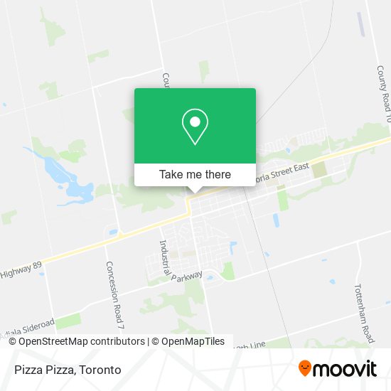 Pizza Pizza map