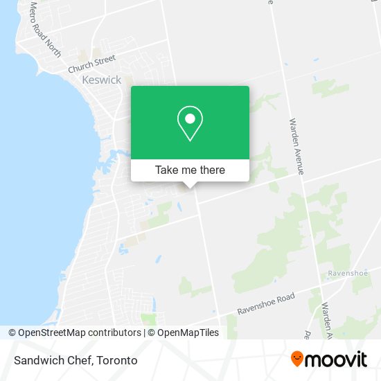 Sandwich Chef map