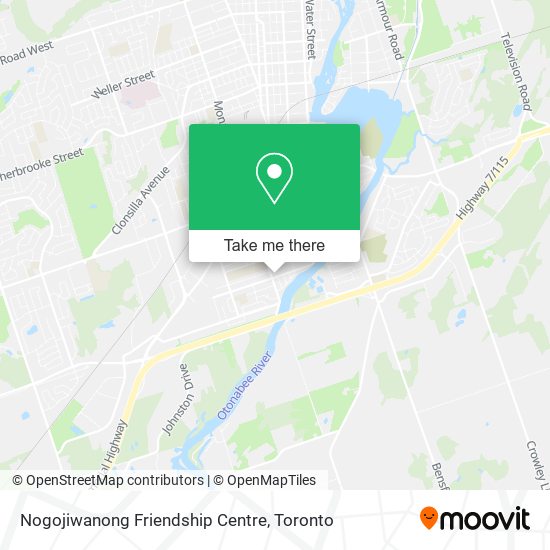 Nogojiwanong Friendship Centre map