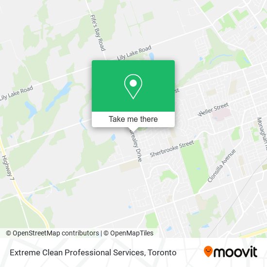 Extreme Clean Professional Services map