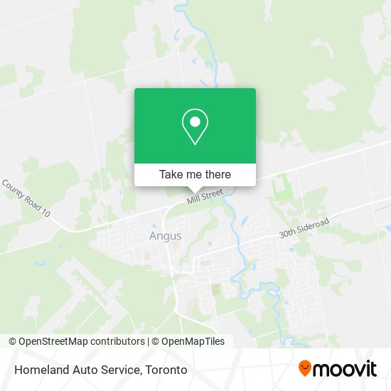Homeland Auto Service map