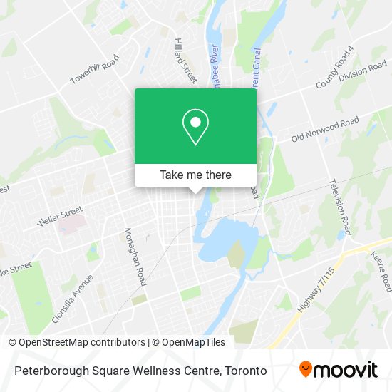 Peterborough Square Wellness Centre map