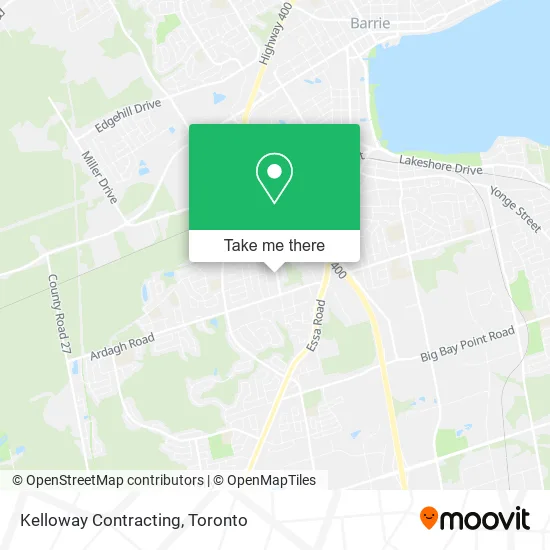 Kelloway Contracting map
