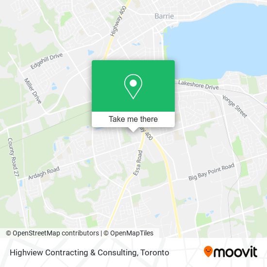 Highview Contracting & Consulting map