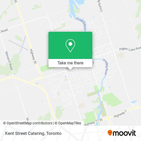 Kent Street Catering map