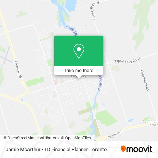 Jamie McArthur - TD Financial Planner map