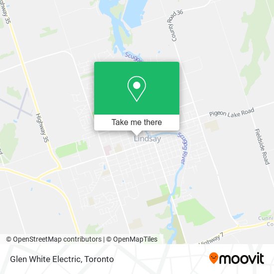 Glen White Electric map