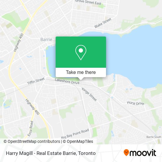 Harry Magill - Real Estate Barrie map