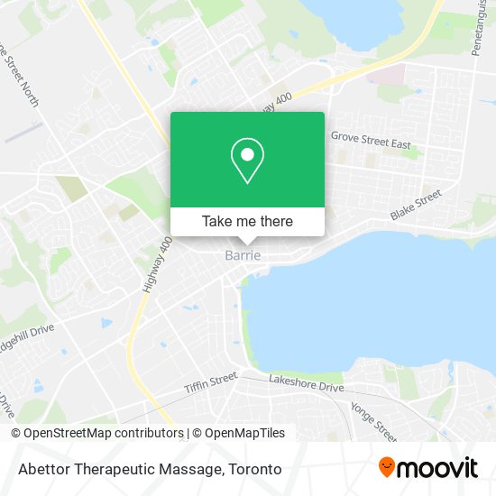 Abettor Therapeutic Massage map
