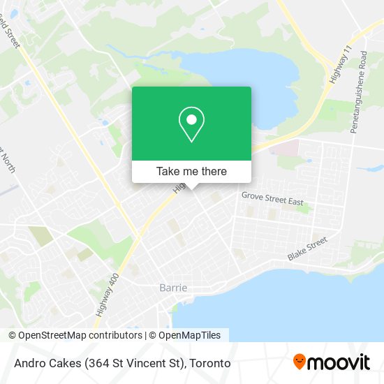 Andro Cakes (364 St Vincent St) map