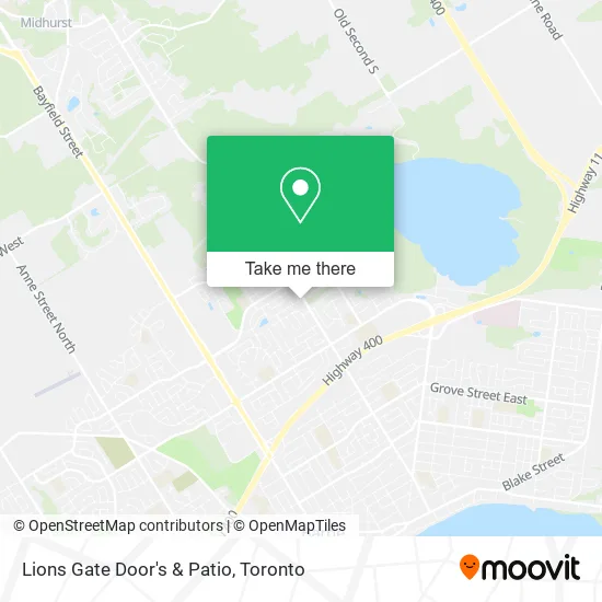 Lions Gate Door's & Patio map