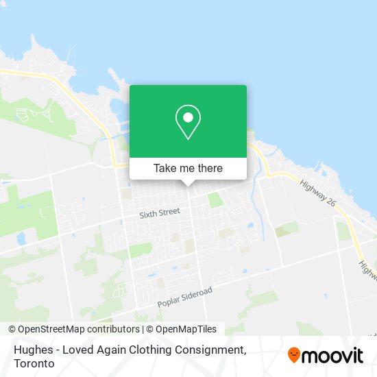 Hughes - Loved Again Clothing Consignment map