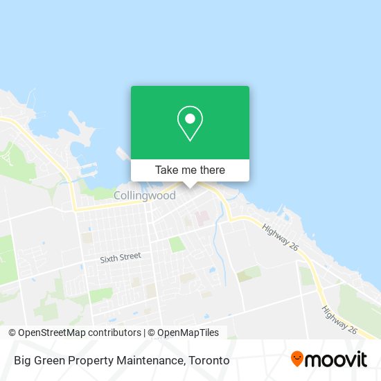 Big Green Property Maintenance map