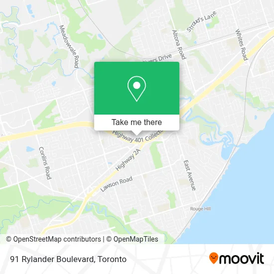 91 Rylander Boulevard map
