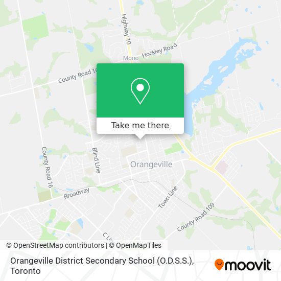 Orangeville District Secondary School (O.D.S.S.) plan