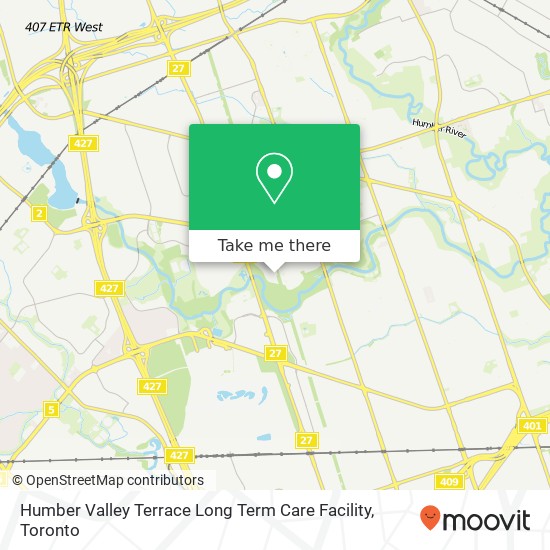 Humber Valley Terrace Long Term Care Facility map