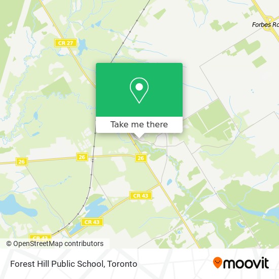 Forest Hill Public School map