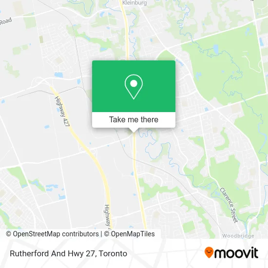 Rutherford And Hwy 27 map