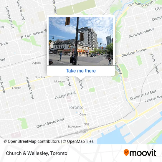 Church & Wellesley map