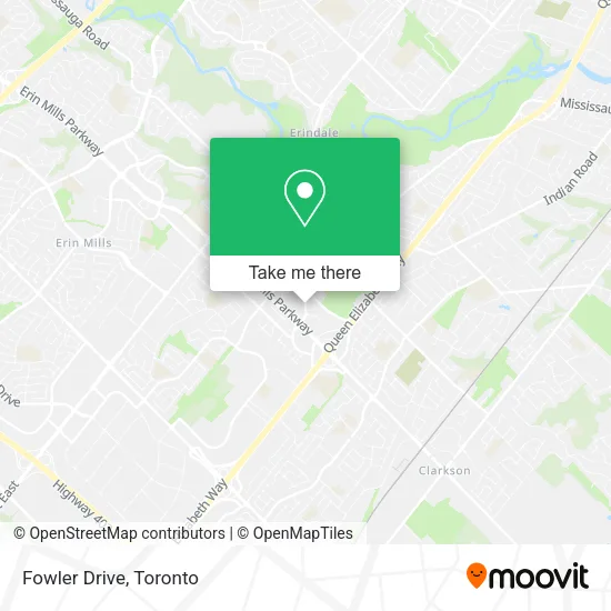 Fowler Drive map