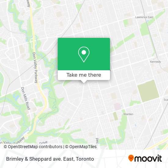 Brimley & Sheppard ave. East map