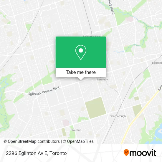 2296 Eglinton Av E map
