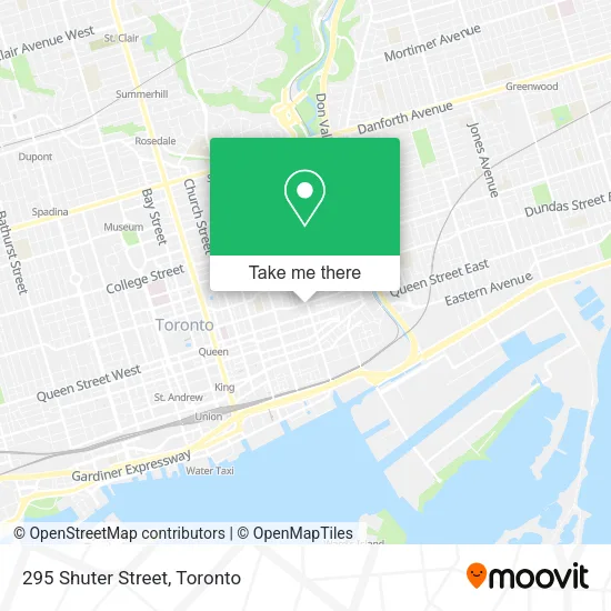 295 Shuter Street map