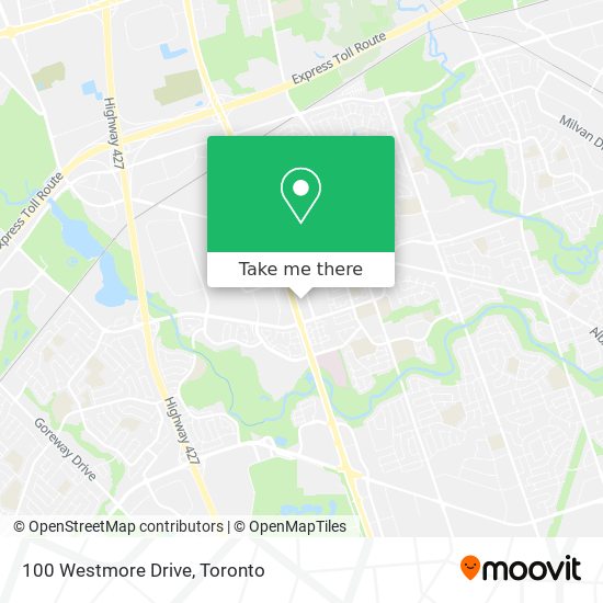 100 Westmore Drive map