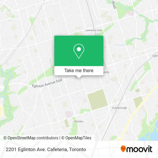 2201 Eglinton Ave. Cafeteria map