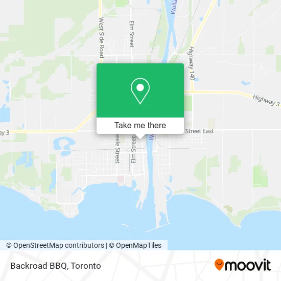 Backroad BBQ map